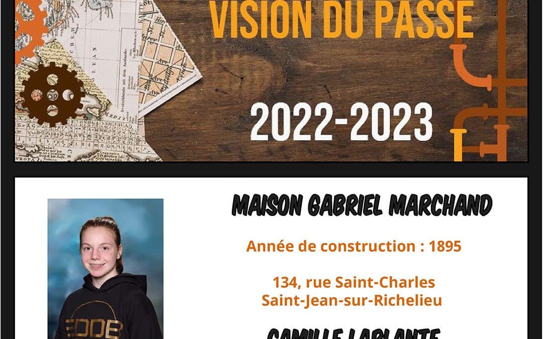 Maison Gabriel Marchand – Création de Camille Laplante