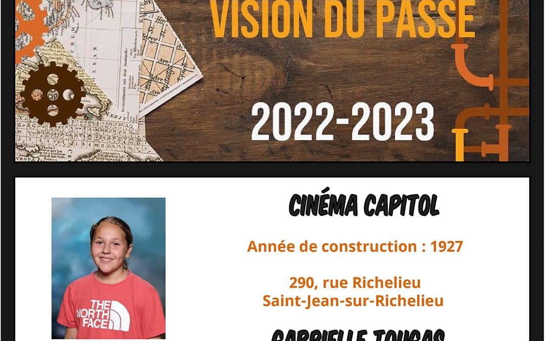 Cinéma Capitol – Création de Gabrielle Tougas