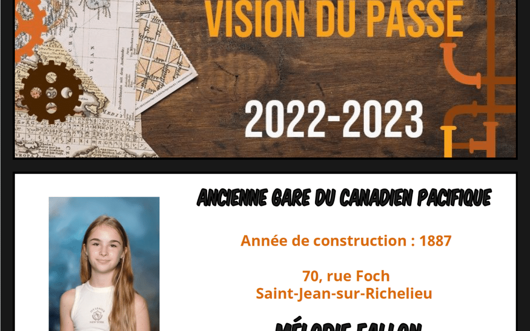 Ancienne gare du Canadien Pacifique – Création de Mélodie Fallon