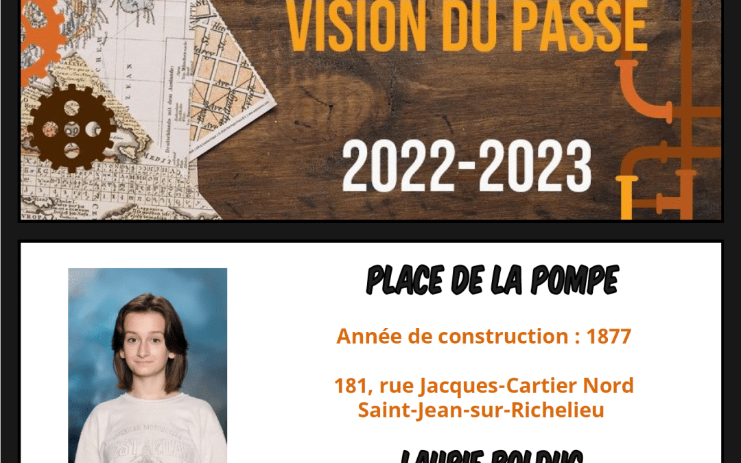 Place de la pompe – Création de Laurie Bolduc