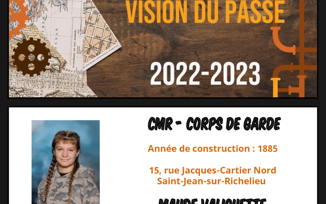 CMR – Corps de garde – Création de Maude Valiquette