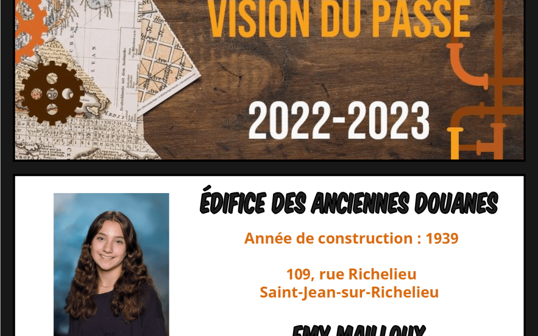 Édifice des anciennes douanes – Création de Emy Mailloux